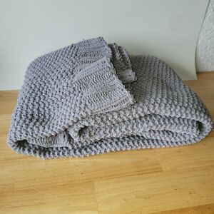 Grey Throw Blanket 50x60 Threshold